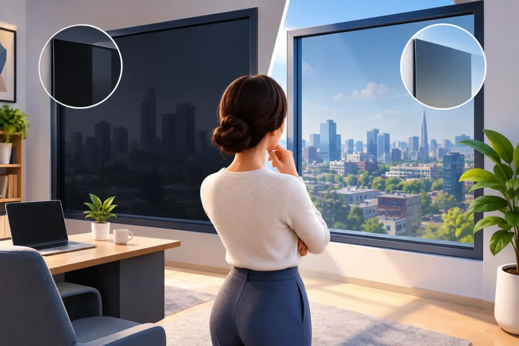 Le pellicole privacy oscurano troppo? La scelta giusta